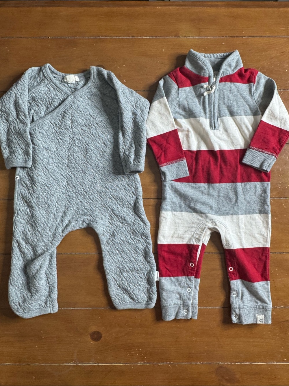 Burt’s Bees Baby Long-Sleeve One-Piece bundle